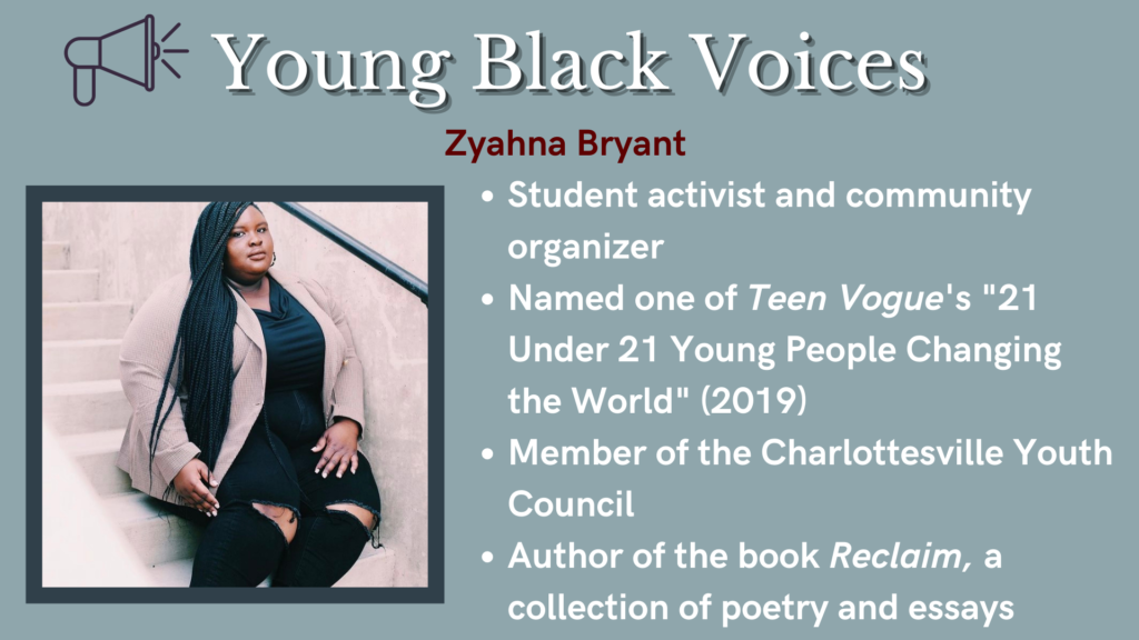zyahna bryant graphic for Black History Month